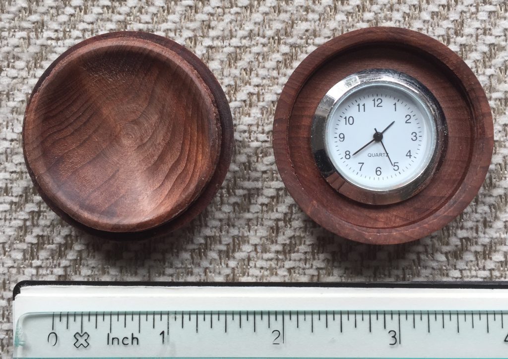 Mick Schofield timepiece competition entry (pocket watch), internal view