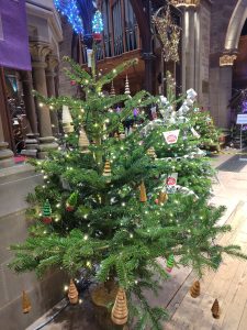 Galloway Woodturners Christmas Tree Festival, St. John's Dumfries 2023